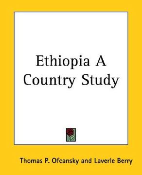 portada ethiopia a country study (en Inglés)