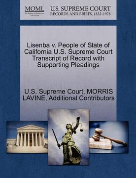 portada lisenba v. people of state of california u.s. supreme court transcript of record with supporting pleadings (en Inglés)