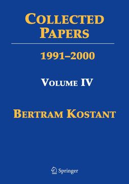 portada Collected Papers de Kostant(Springer Verlag Gmbh)