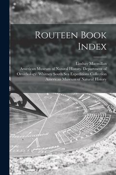 portada Routeen Book Index (en Inglés)