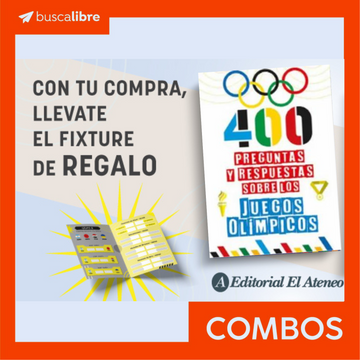 portada 400 PREGUNTAS Y RESPUESTAS SOBRE LOS JUEGOS OLÍMPICOS + FIXTURE DE REGALO!