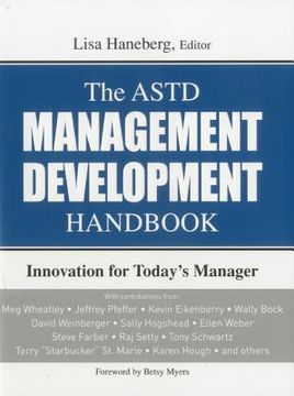 portada The ASTD Management Development Handbook: Innovation for Today's Manager (en Inglés)