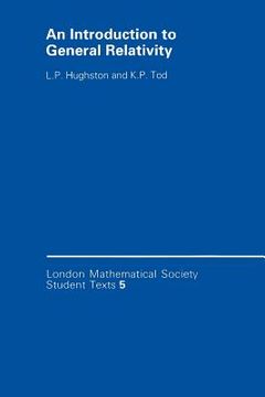portada An Introduction to General Relativity Paperback (London Mathematical Society Student Texts) (en Inglés)
