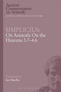 portada Simplicius: On Aristotle on the Heavens 3.7 - 4.6 (en Inglés)