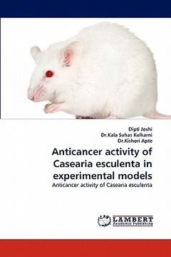 portada anticancer activity of casearia esculenta in experimental models (in English)