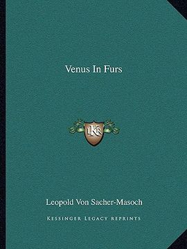portada venus in furs (in English)
