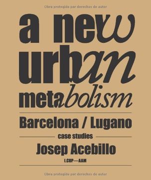 portada New Urban Metabolism (en Inglés)