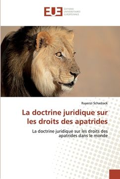 portada La doctrine juridique sur les droits des apatrides (in French)