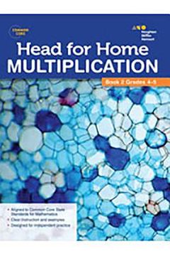 portada Head For Home Math Skills: Multiplication, Book 2 (en Inglés)