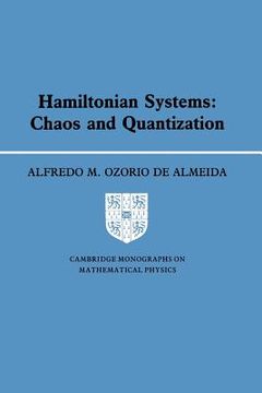 portada Hamiltonian Systems Paperback: Chaos and Quantization (Cambridge Monographs on Mathematical Physics) (in English)