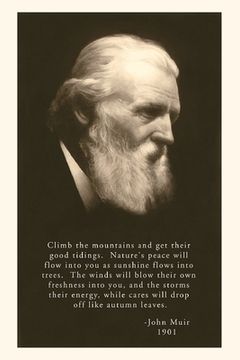 portada The Vintage Journal John Muir Photo with Quote
