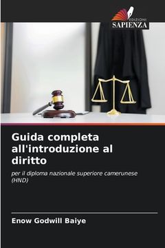 portada Guida completa all'introduzione al diritto (en Italiano)