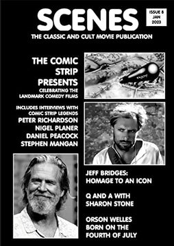 portada Scenes Issue 8: The Classic and Cult Movie Publication - Comic Strip Presents, Sharon Stone 
