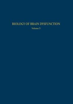 portada Biology of Brain Dysfunction: Volume 3 (en Inglés)