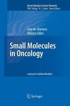 portada small molecules in oncology (en Inglés)