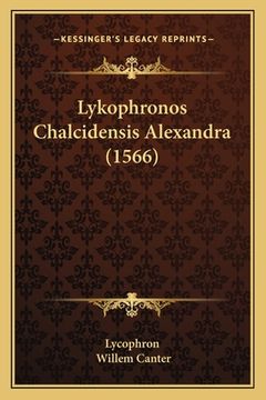 portada Lykophronos Chalcidensis Alexandra (1566) (en Latin)