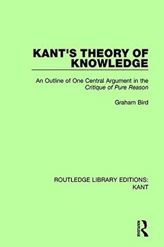 portada Kant's Theory of Knowledge: An Outline of One Central Argument in the 'Critique of Pure Reason' (en Inglés)
