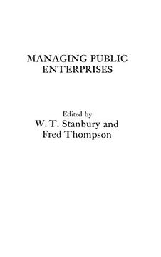 portada Managing Public Enterprises (en Inglés)