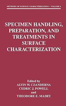 portada Specimen Handling, Preparation, and Treatments in Surface Characterization (Methods of Surface Characterization) (in English)