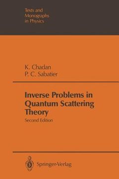 portada inverse problems in quantum scattering theory (in English)