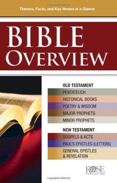 portada Bible Overview pamphlet: Know Themes, Facts, and Key Verses at a Glance (en Inglés)