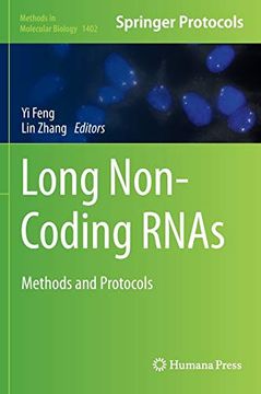 portada Long Non-Coding Rnas: Methods and Protocols (Methods in Molecular Biology, 1402) (en Inglés)