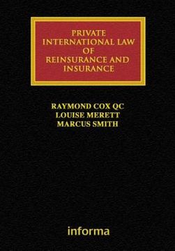 portada Private International Law of Reinsurance and Insurance (en Inglés)