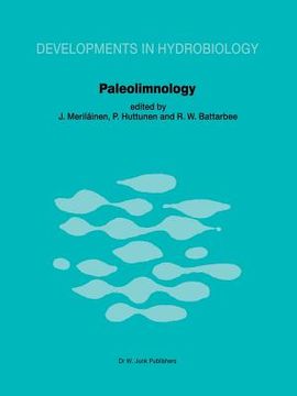 portada Paleolimnology: Proceedings of the Third International Symposium on Paleolimnology, Held at Joensuu, Finland (en Inglés)