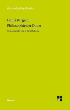 portada Philosophie der Dauer (in German)