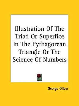 portada illustration of the triad or superfice in the pythagorean triangle or the science of numbers