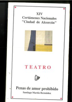 portada Temas de Amor Prohibido: Xiv Premio Teatro "Ciudad de Alcorcón"