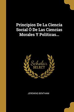 portada Principios de la Ciencia Social ó de las Ciencias Morales y Políticas.