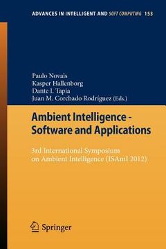 portada ambient intelligence - software and applications (en Inglés)