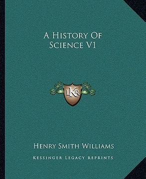 portada a history of science v1 (en Inglés)