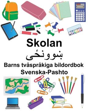 portada Svenska-Pashto Skolan Barns tvåspråkiga bildordbok (en Sueco)
