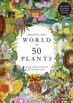 portada Laurence King Around the World in 50 Plants 1000 Piece Puzzle (en Inglés)