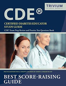 portada Certified Diabetes Educator Study Guide: Cde Exam Prep Review and Practice Test Questions Book (en Inglés)