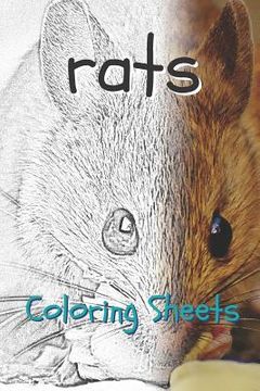 portada Rat Coloring Sheets: 30 Rat Drawings, Coloring Sheets Adults Relaxation, Coloring Book for Kids, for Girls, Volume 5 (en Inglés)