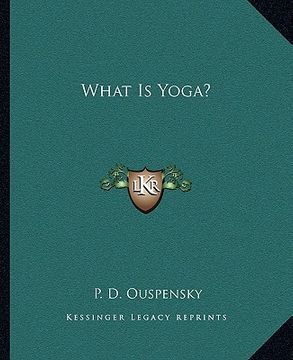 portada what is yoga? (en Inglés)