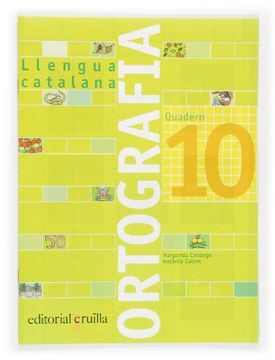 portada Quadern ortografia 10. Llengua catalana (in Catalá)