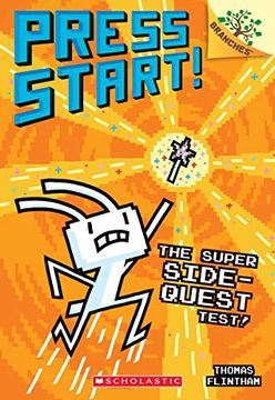portada The Super Side-Quest Test! A Branches Book (Press Start! #6) (en Inglés)