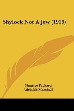 portada shylock not a jew (1919) (en Inglés)