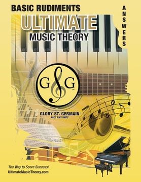 portada Basic Rudiments Answer Book - Ultimate Music Theory: Basic Music Theory Answer Book (identical to the Basic Theory Workbook), Saves Time for Quick, Ea (in English)