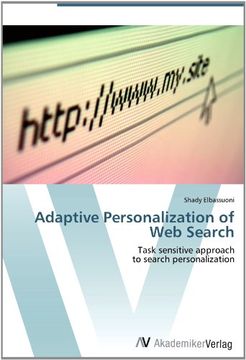 portada Adaptive Personalization of Web Search: Task sensitive approach  to search personalization