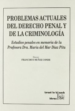 portada Problemas actuales del derecho penal y de la criminología