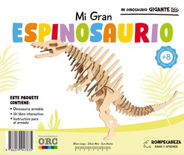 portada Mi Dinosaurio Gigante 3d. Mi Gran Espinosaurio / pd.
