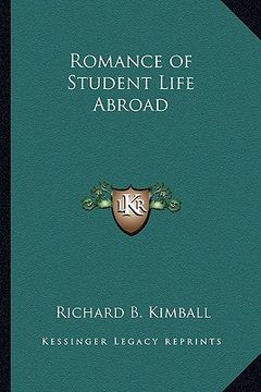 portada romance of student life abroad (en Inglés)