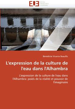 portada L'Expression de La Culture de L'Eau Dans L'Alhambra