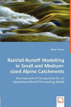 portada rainfall-runoff modelling in small and medium-sized alpine catchments (en Inglés)