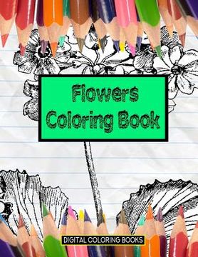 portada Flowers Coloring Book (en Inglés)